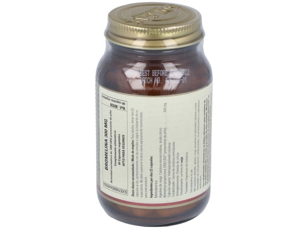 Solgar Bromelina 300Mg 60Vcaps