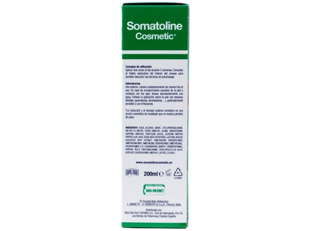 Somatoline Reductor Drenante Piernas, 200 Ml