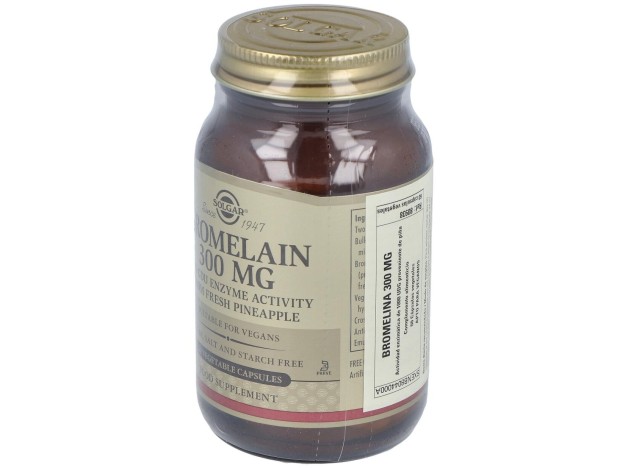 Solgar Bromelina 300Mg 60Vcaps