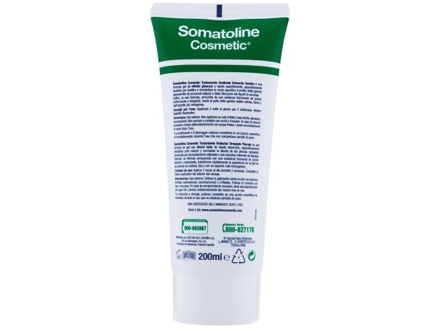 Somatoline Reductor Drenante Piernas, 200 Ml