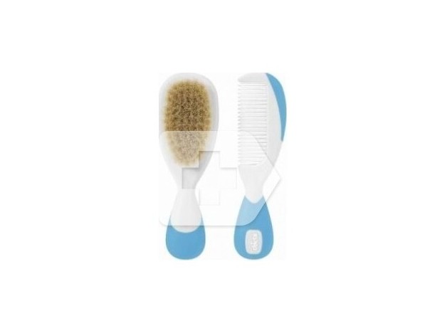 Chicco® Cepillo Azul 1Ud + Peine Azul 1Ud