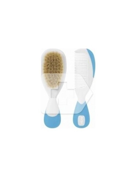 Chicco® Cepillo Azul 1Ud + Peine Azul 1Ud