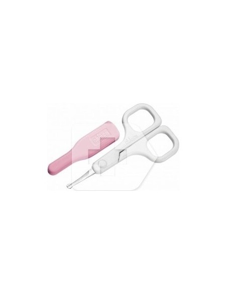 Chicco Tijeras De Seguridad Color Rosa, 1 Ud