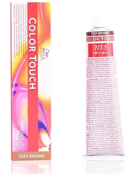 Wella Toque De Color Profundo Libre De Amoniaco N7-73 60Ml