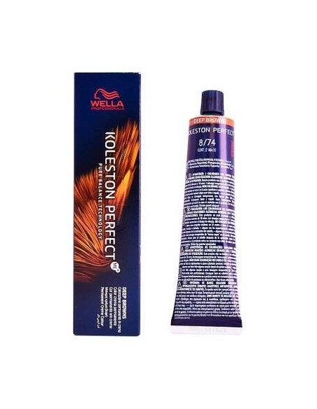 Wella Koleston Perfect Tinte De Cabello Deep Browns 8-74 60Ml