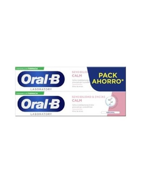 Oral-B Dentífrico Calm Sensibilidad Y Encías, 2 Uds