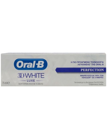 Oral-B 3D White Luxe Perfección Pasta De Dientes, 75 Ml