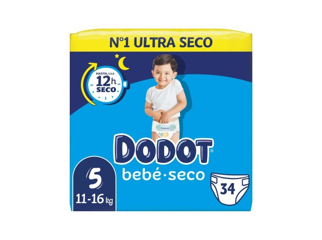 Dodot Pañal Talla 5 11-17 Kg, 26 Uds