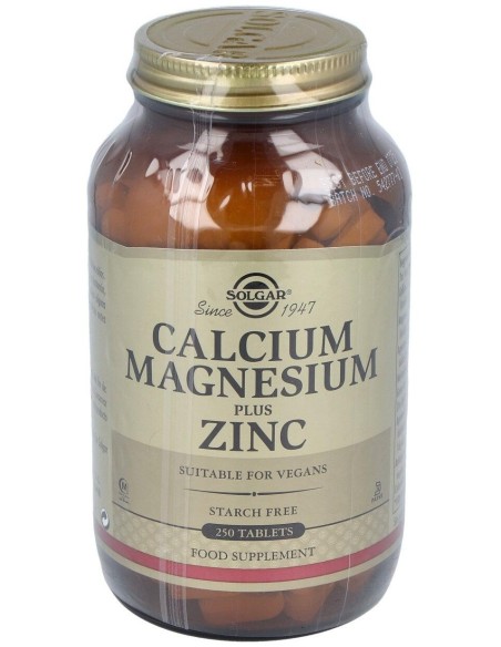 Solgar Calcio Magne Plus Zinc 250Comprimidos