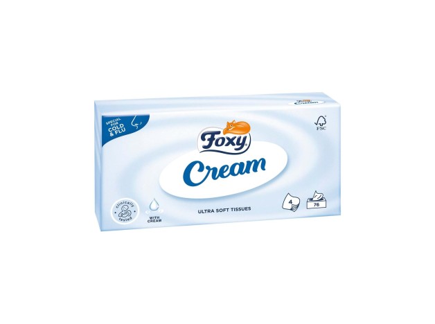 Foxy Pañuelos Faciales Cream Pieles Sensibles...