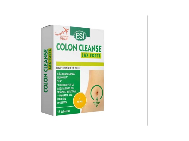 Esi Colon Cleanse Lax Forte 15 Tabletas Viaje