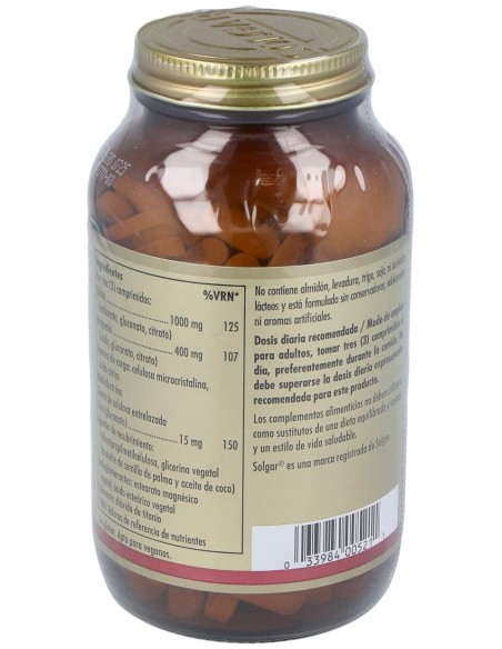 Solgar Calcio Magne Plus Zinc 250Comprimidos