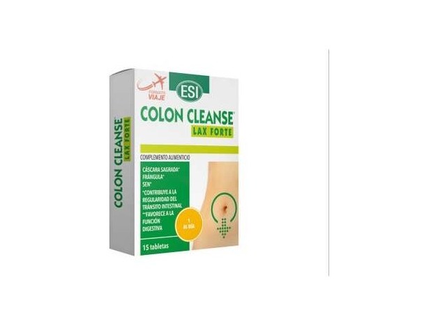 Esi Colon Cleanse Lax Forte 15 Tabletas Viaje