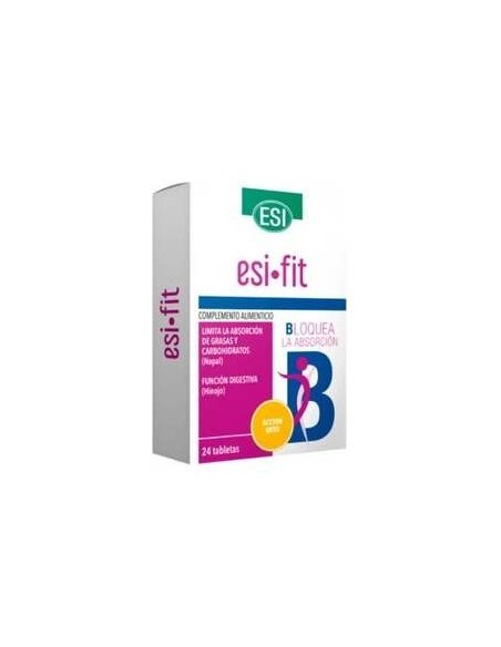 Esi Fit Bloquea Absorción Acción Urto 24 Tabletas