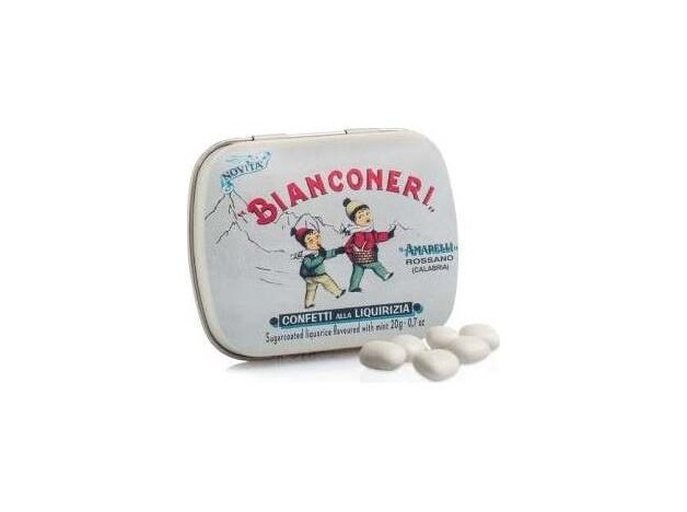 Amarelli Bianconeri Menta Azucarada 12X50G