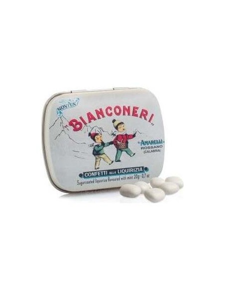 Amarelli Bianconeri Menta Azucarada 12X50G