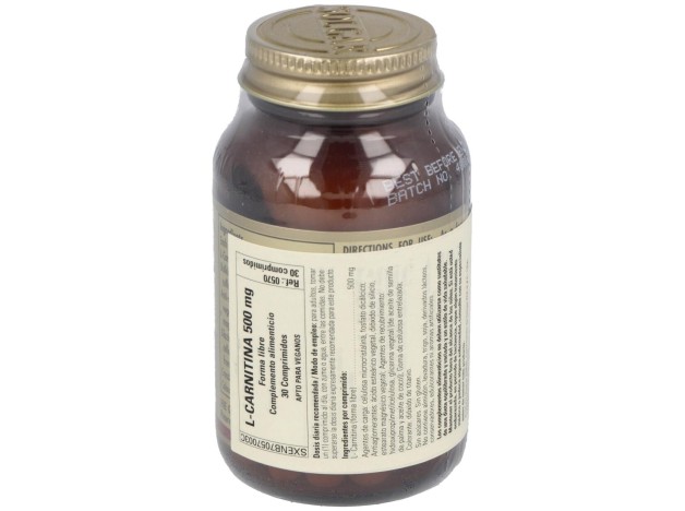 L-Carnitina 500Mg. 30Comp.