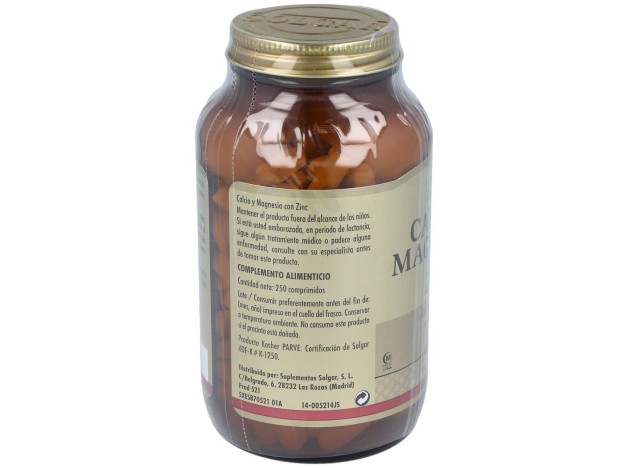 Solgar Calcio Magne Plus Zinc 250Comprimidos