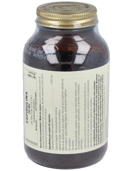 Solgar Espirulina Vegetariana 80Cáps 750Mg