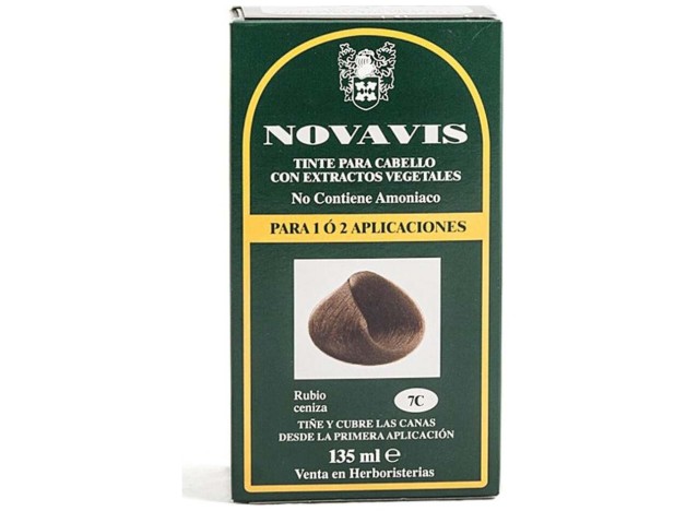 Tinte Novavis 7C Rubio Ceniza 120Ml.