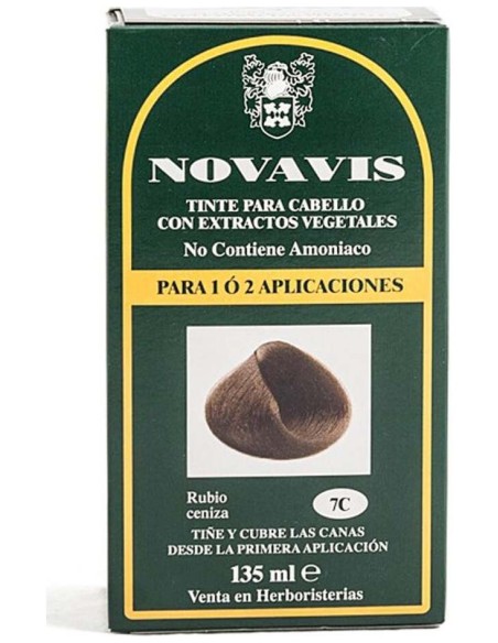 Tinte Novavis 7C Rubio Ceniza 120Ml.