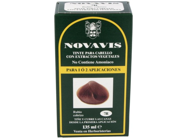 Tinte Novavis 7R Rubio Cobrizo 120Ml.