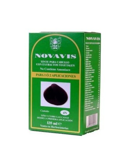 Tinte Novavis 4R Castaño Cobrizo 120Ml.