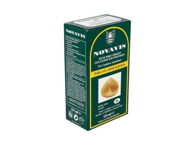 Tinte Novavis 8D Rubio Claro Dorado 120Ml.