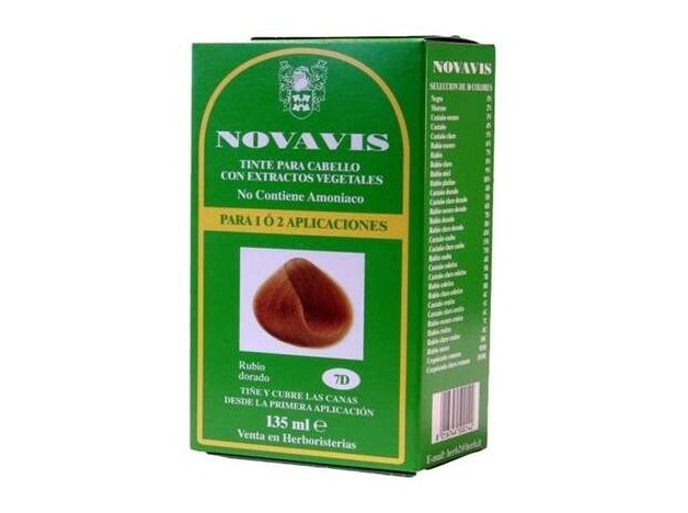 Tinte Novavis 7D Rubio Dorado 120Ml.