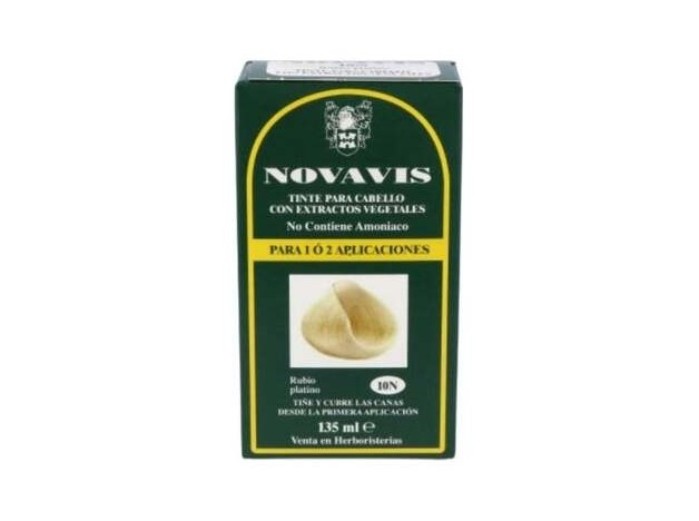 Tinte Novavis 10N Rubio Platino 120Ml.