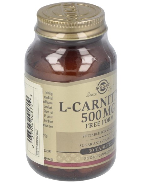 L-Carnitina 500Mg. 30Comp.