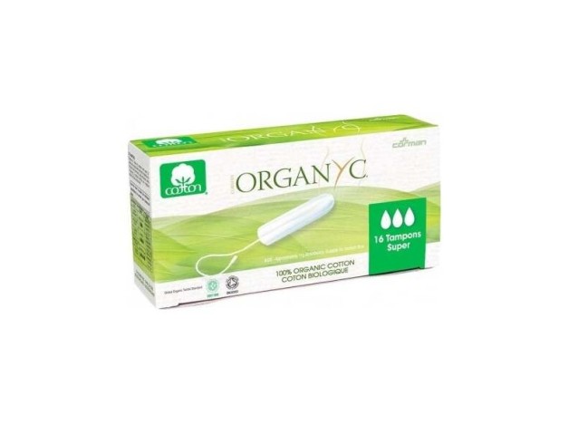 Organyc Tampón Súper Sin Aplicador 16Uds