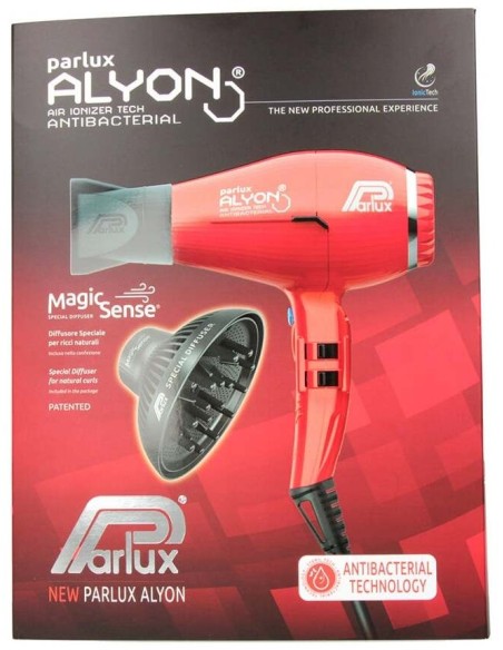 Parlux Set Alyon Secador Rojo Noche + Difusor Magicsense