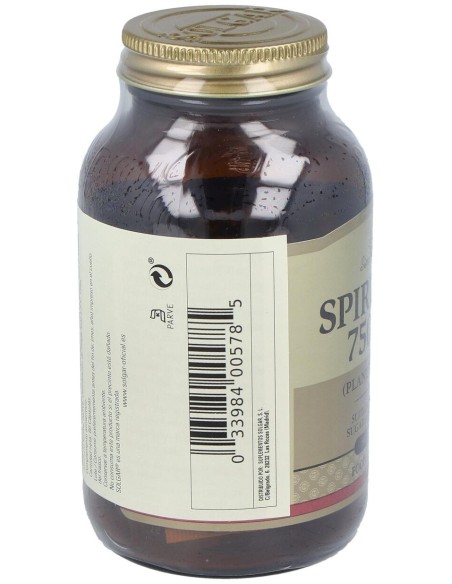 Solgar Espirulina Vegetariana 80Cáps 750Mg