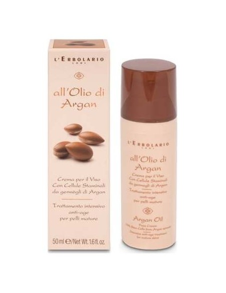L'Erbolario Argan Crema Facial Intensiva Antiedad 50Ml