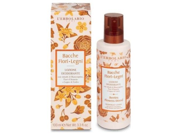 L'Erbolario Bayas Flores Desodorante Locion 100Ml