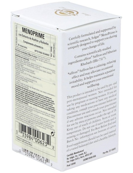 Solgar Menoprime 30Comp