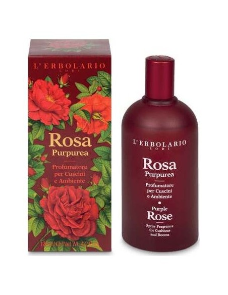 L'Erbolario Rosa Purpurea Perfumador Ambiente Cojines 125Ml