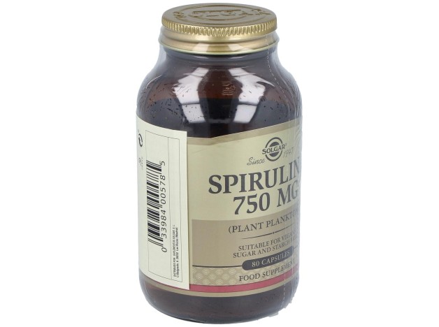 Solgar Espirulina Vegetariana 80Cáps 750Mg