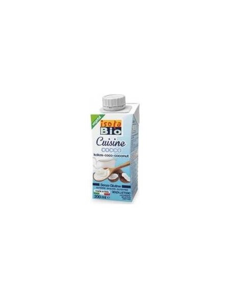Isola Bio Crema Leche Coco Para Cocinar Bio 200Ml
