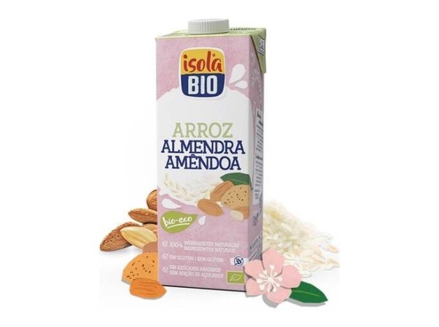 Bebida Vegetal De Arroz Con Almendra 1Lt 6Uds. S/A