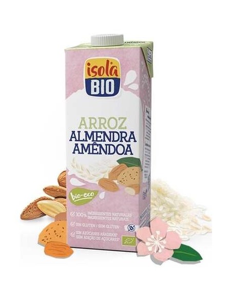 Bebida Vegetal De Arroz Con Almendra 1Lt 6Uds. S/A
