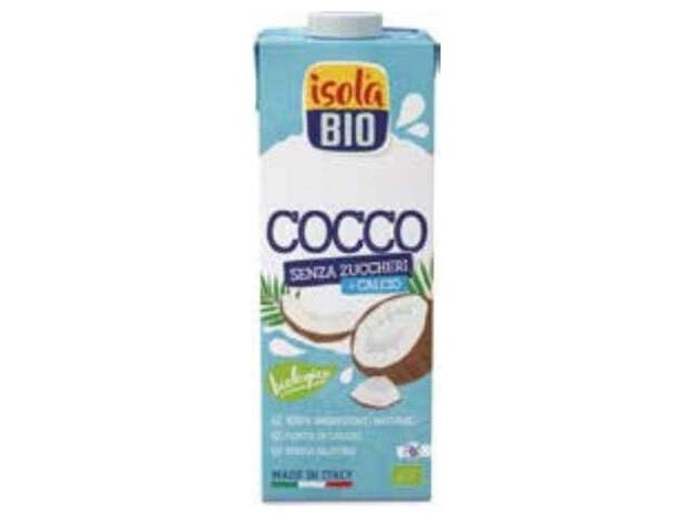 Isola Bio Bebida Veg Coco Calcio S/A S/G 1000Ml