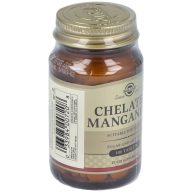 Manganeso Quelado 100Comp Solgar - Apoya metabolismo y huesos