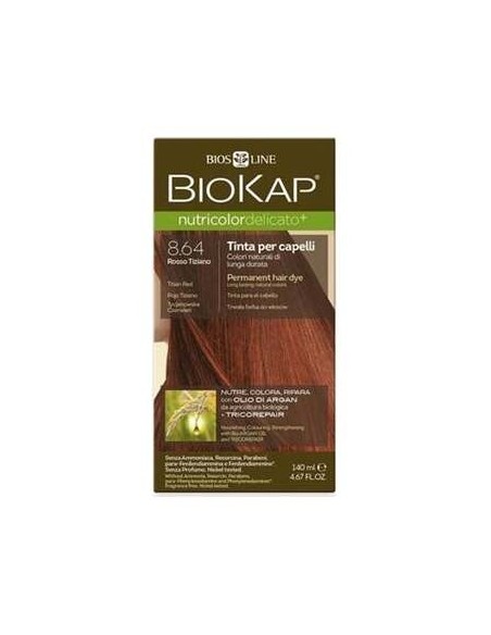 Biokap Tinte 8.65 Delicado Rojo Tiziano 140Ml
