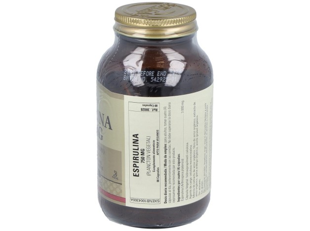 Solgar Espirulina Vegetariana 80Cáps 750Mg