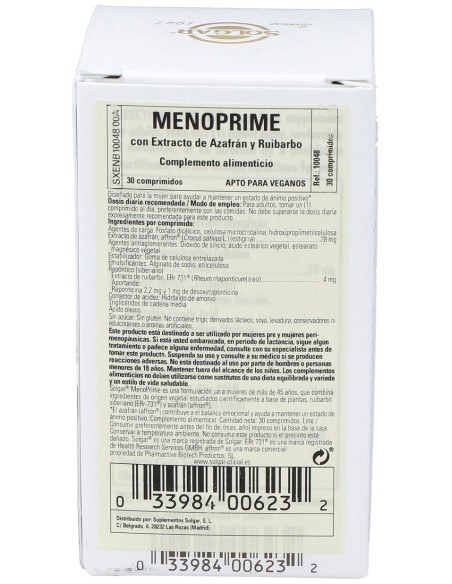 Solgar Menoprime 30Comp