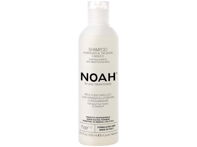 Noah Champú Purificante Con Té Verde Y Albahaca...