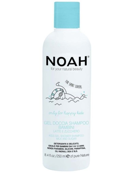 Noah Champú Y Gel De Ducha Infantil Leche Y Azúcar 250Ml