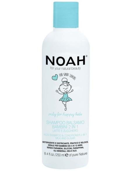 Noah Champú Y Acondicionador Infantil Leche Y Azúcar 250Ml